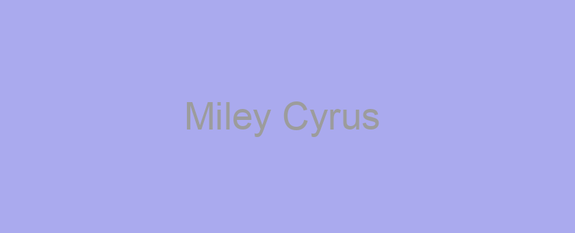 Miley Cyrus / Hannah Montana Theme Party